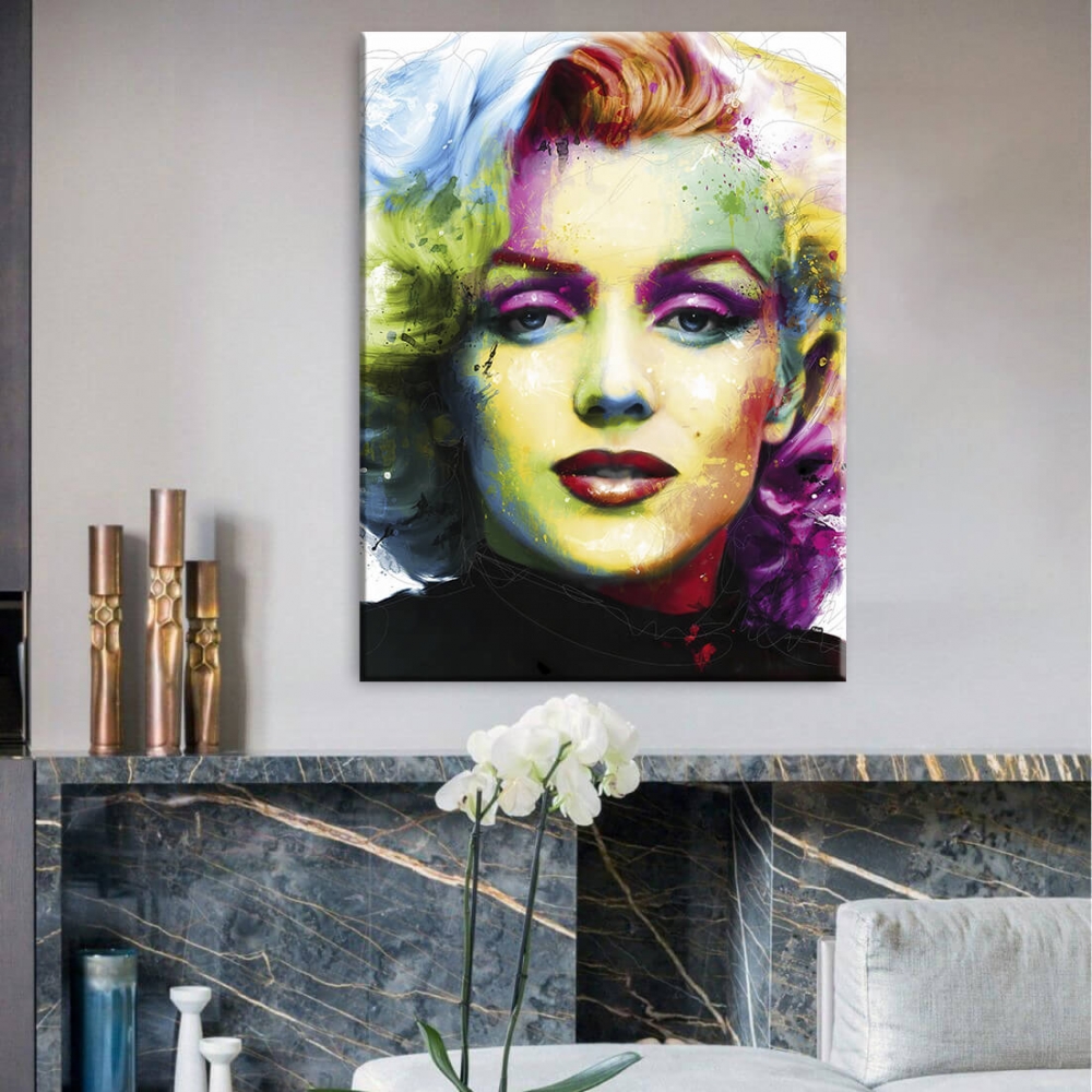 

Картина на холсте Личности Merelyn Monroe 75х100 см.