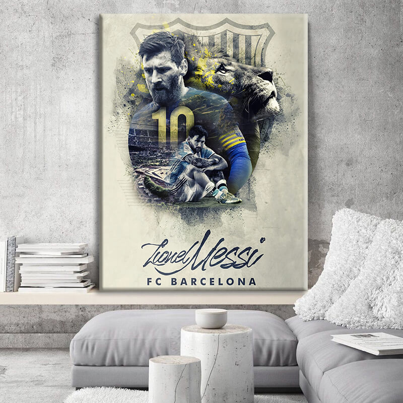 

Картина на холсте Личности Lionel Messi Collage 75х100 см.