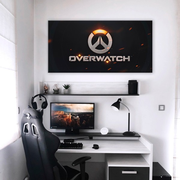

Картина на холсте Игры Overwatch 50х100 см.
