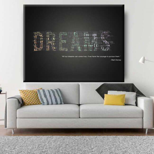 

Картина на холсте Мотивация Dreams 45х60 см.
