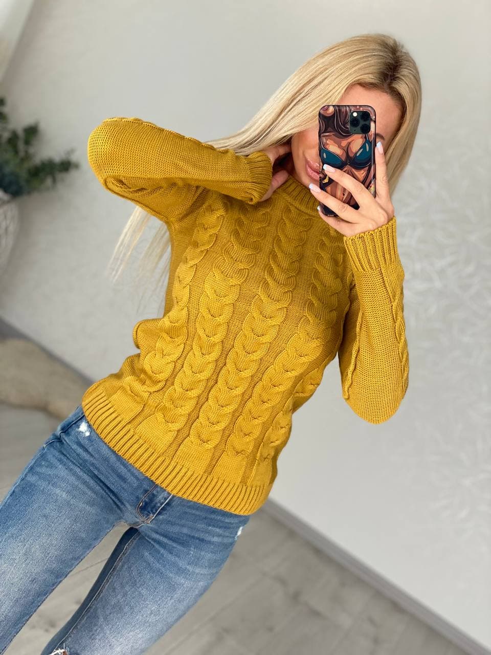 

Fashions • Свитер женскии с косами Жанна Fashions - горчица (303-нс, Fashions • Свитер женскии с косами Жанна Fashions 42-46 горчица (303-нс)