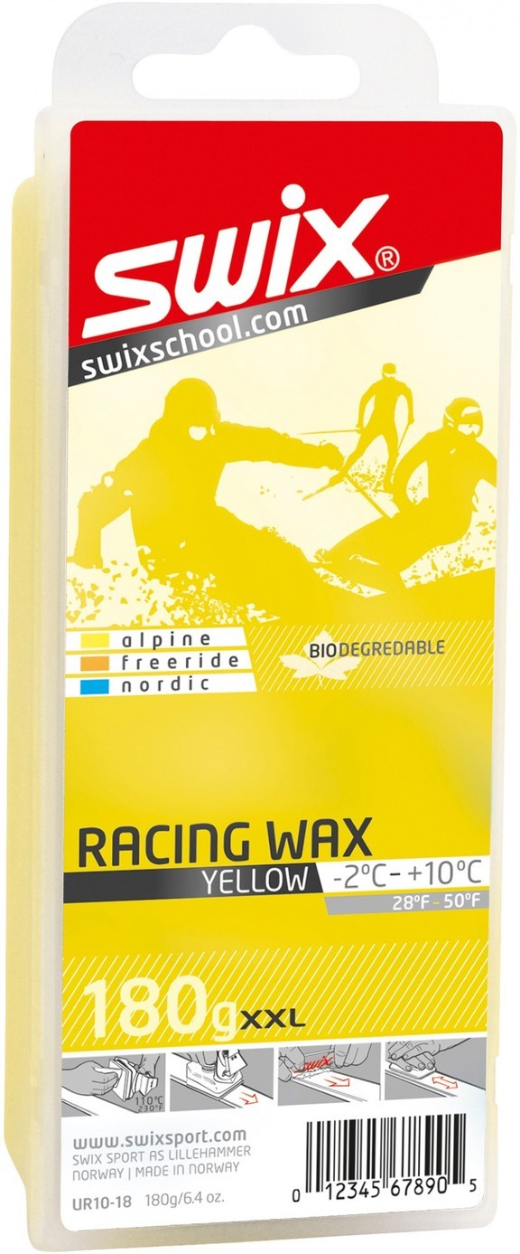 

Универсальный парафин Swix, UR10 Yellow Bio Racing Wax, 180g