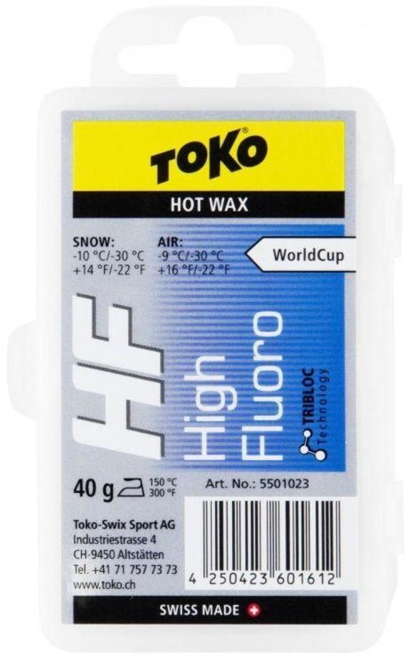

Твердый воск для лыж и сноубордов Toko, HF Hot Wax blue 40g