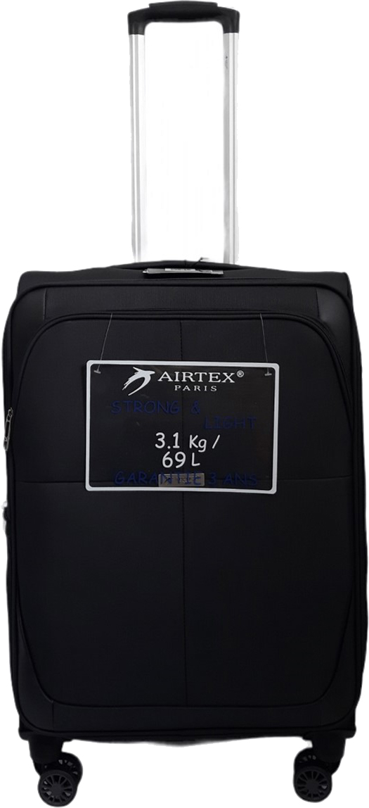 

Чемодан на 4 колесах Airtex 826 Средний Черный (At00044)