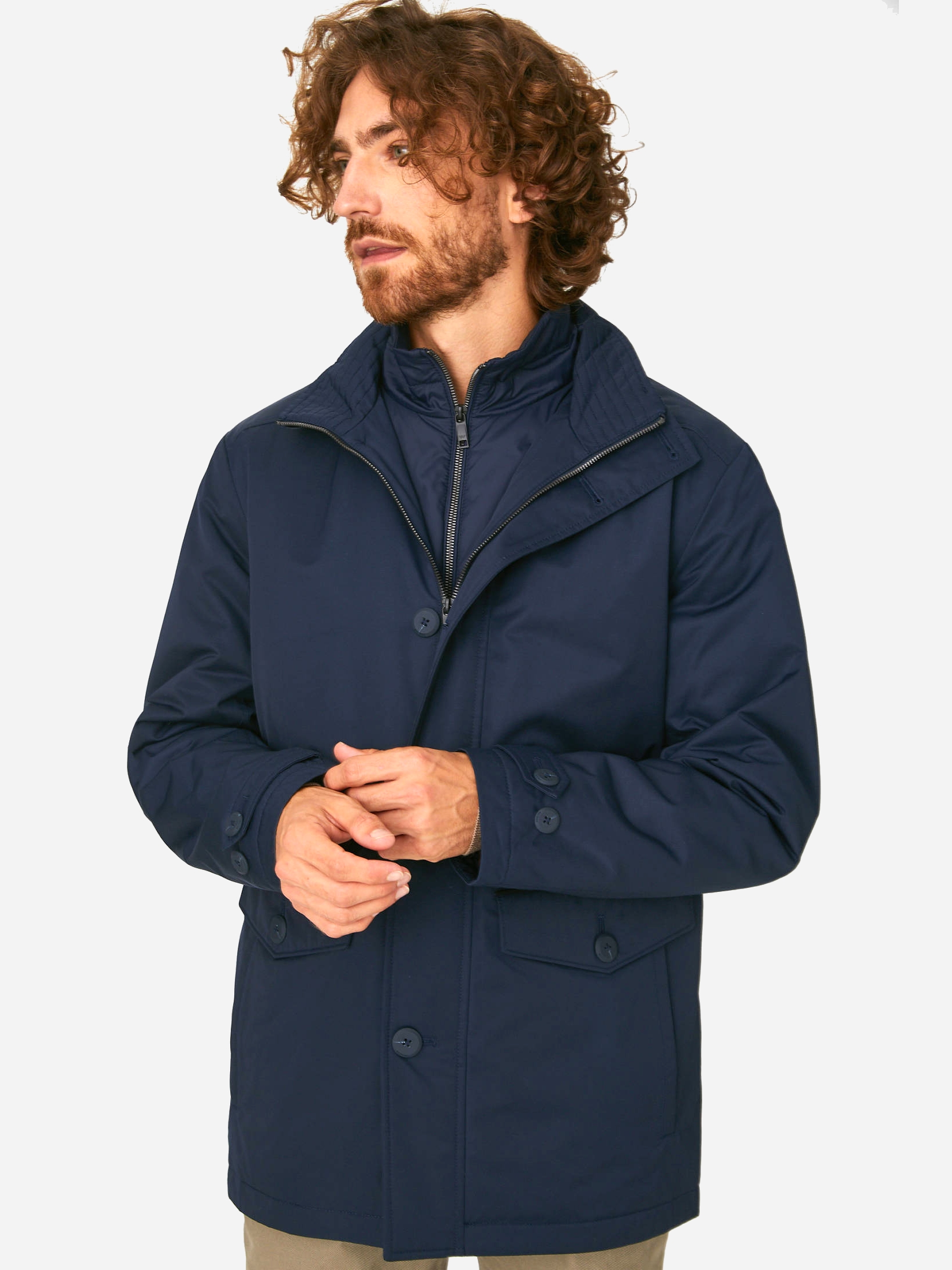 

Плащ C&A 12-21FW04478 XXL Темно-синий