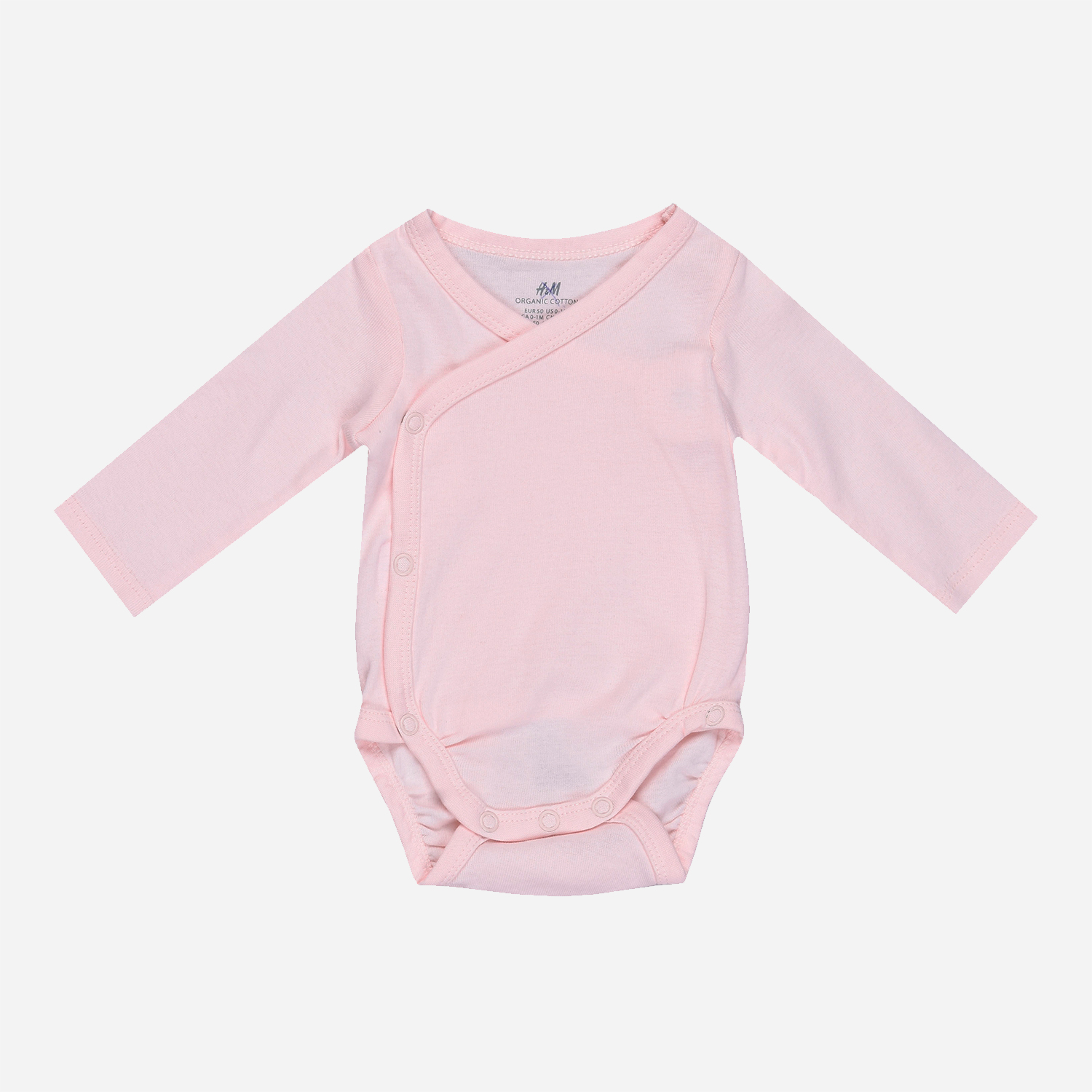 

Боди H&M 6244439 62 см Светло-розовое