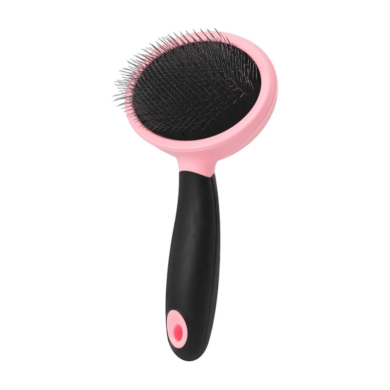 

Расческа для шерсти животных Dele 095513 Pink вычесывания кошек и собак