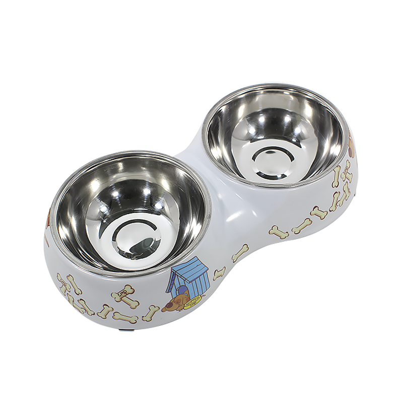 

Миска для котов и собак Taotaopets WZ-1212 двойная 30*16*6 Микс