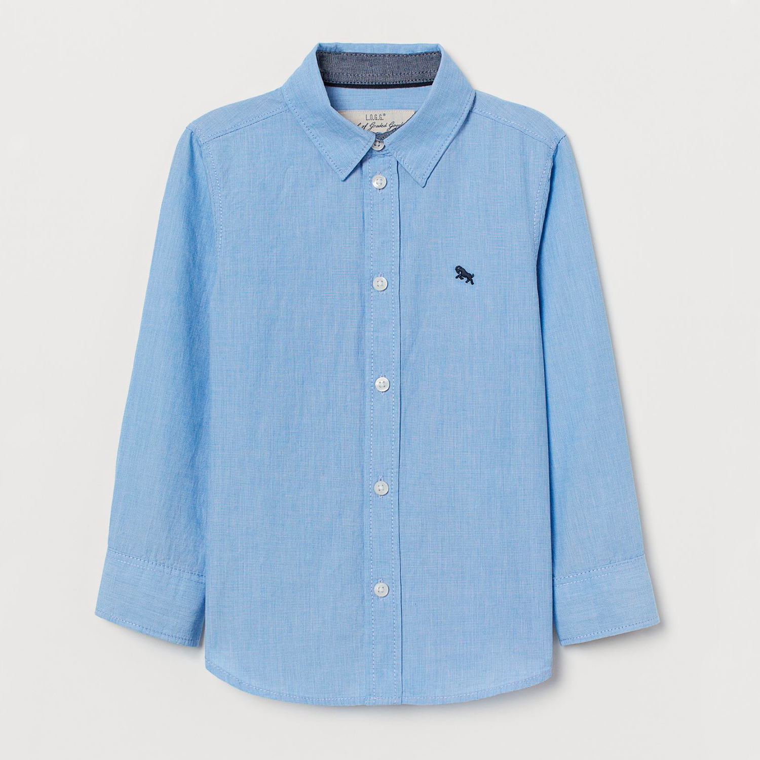 

Рубашка H&M 711-742177 128 см Голубая