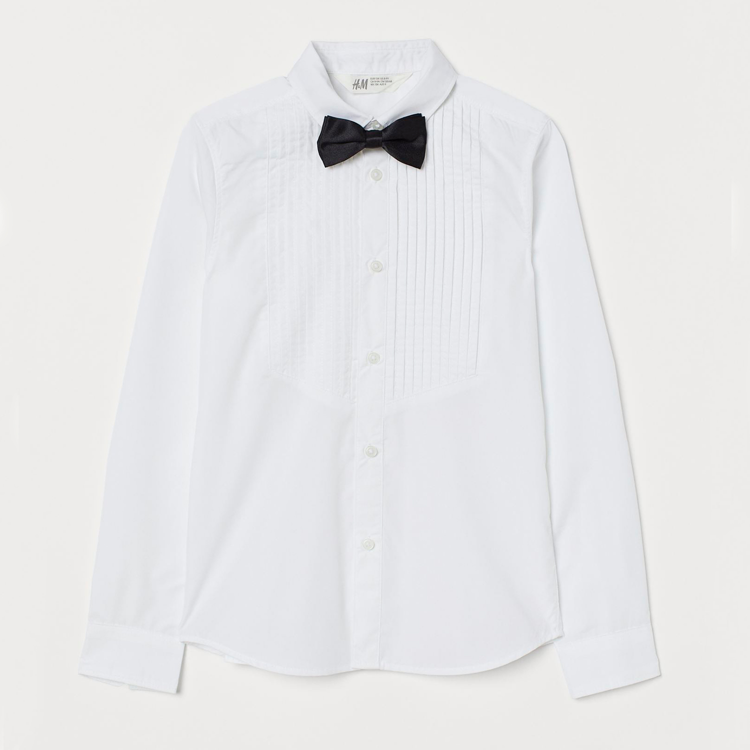 

Рубашка + бабочка H&M 711-801128 152 см Белая