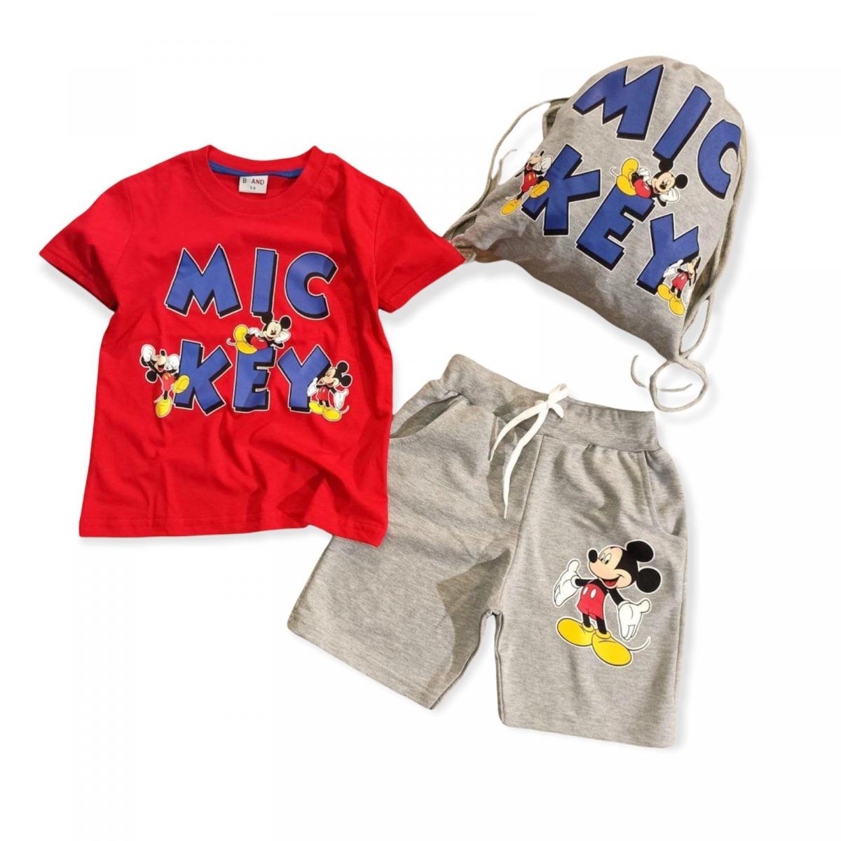 

Комплект (футболка, шорты, сумка) Mickey Mouse (Микки 098 Маус)см Разноцвет TRW568251
