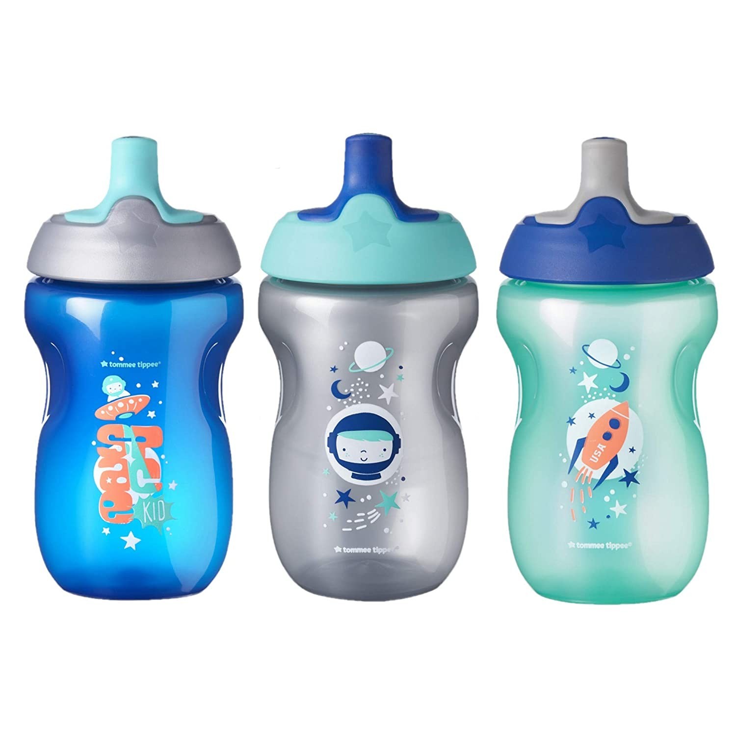 

Поильник TommeeTippee Sportee набор 3 шт 300 мл Для мальчика