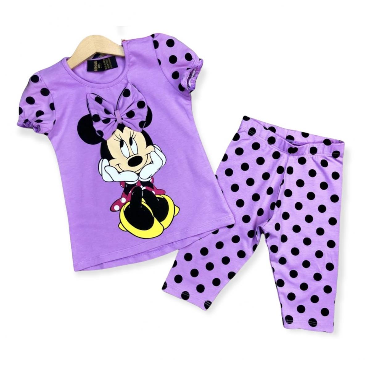 

Костюм (футболка, леггинсы) Disney Minnie Mouse (Минни Маус) 104 см Разноцвет TRW211844