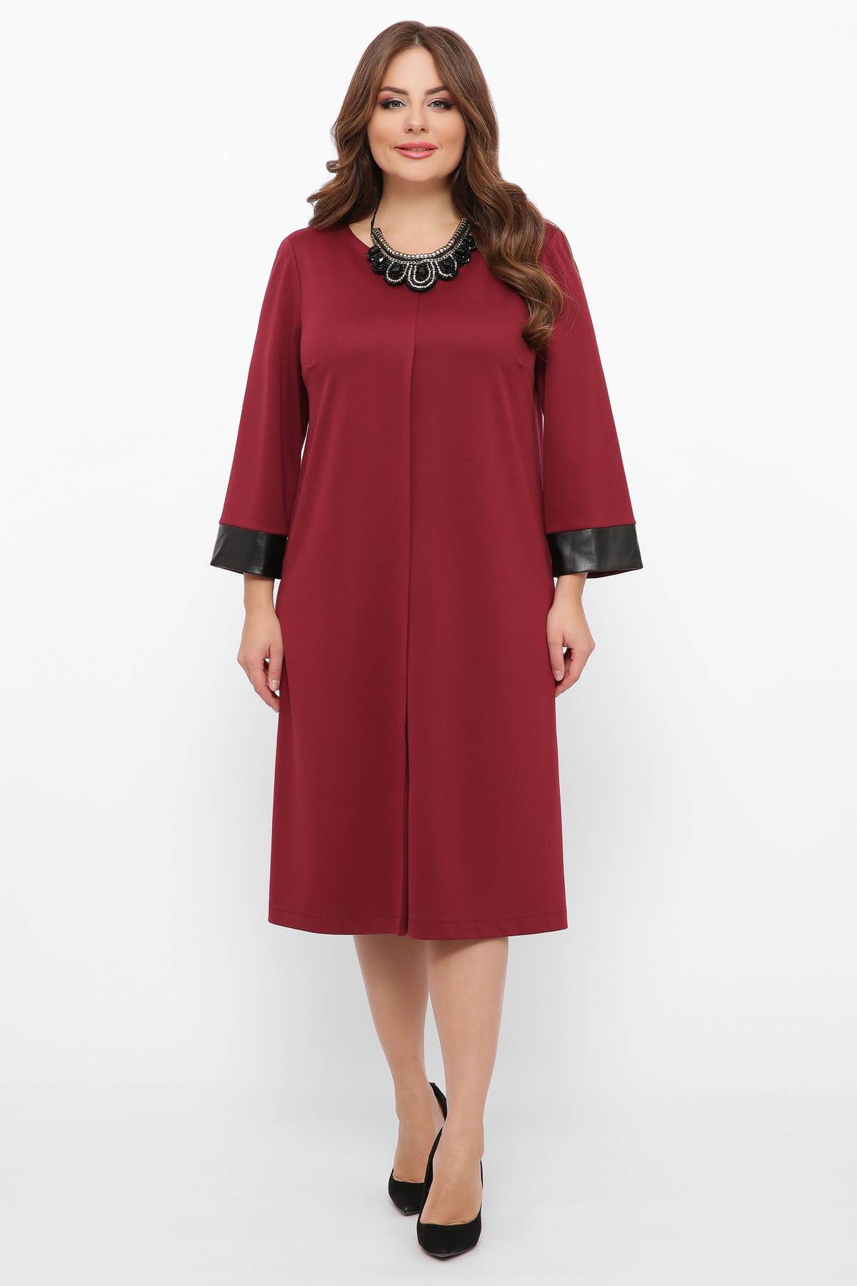 

Платье А-образного силуэта Tatiana БОРН бордо, Платье А-образного силуэта Tatiana БОРН бордо 56