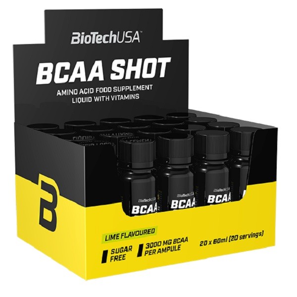 

Аминокислоты Biotech USA BCAA Shot ZERO 20 шт по 60 мл