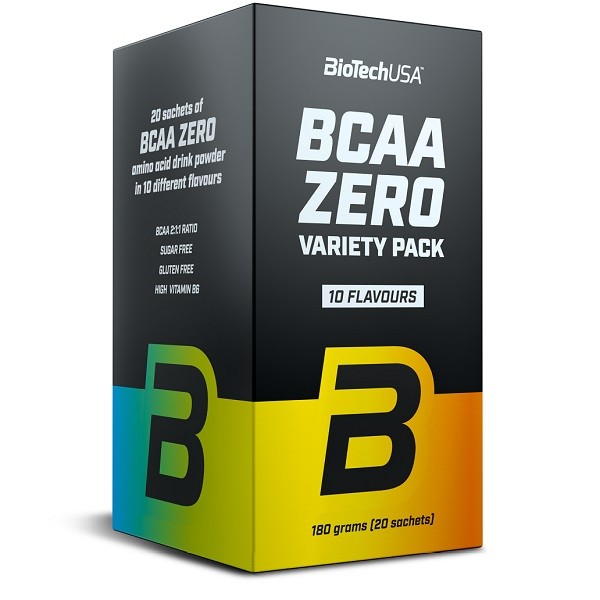 

Аминокислоты BioTech USA BCAA ZERO Variety Pack 20шт по 9г