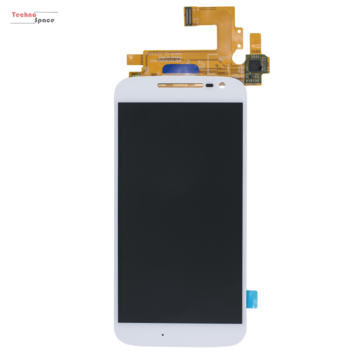 

Дисплей (экран) для Motorola XT1622 Moto G4, с тачскрином, белый High Copy
