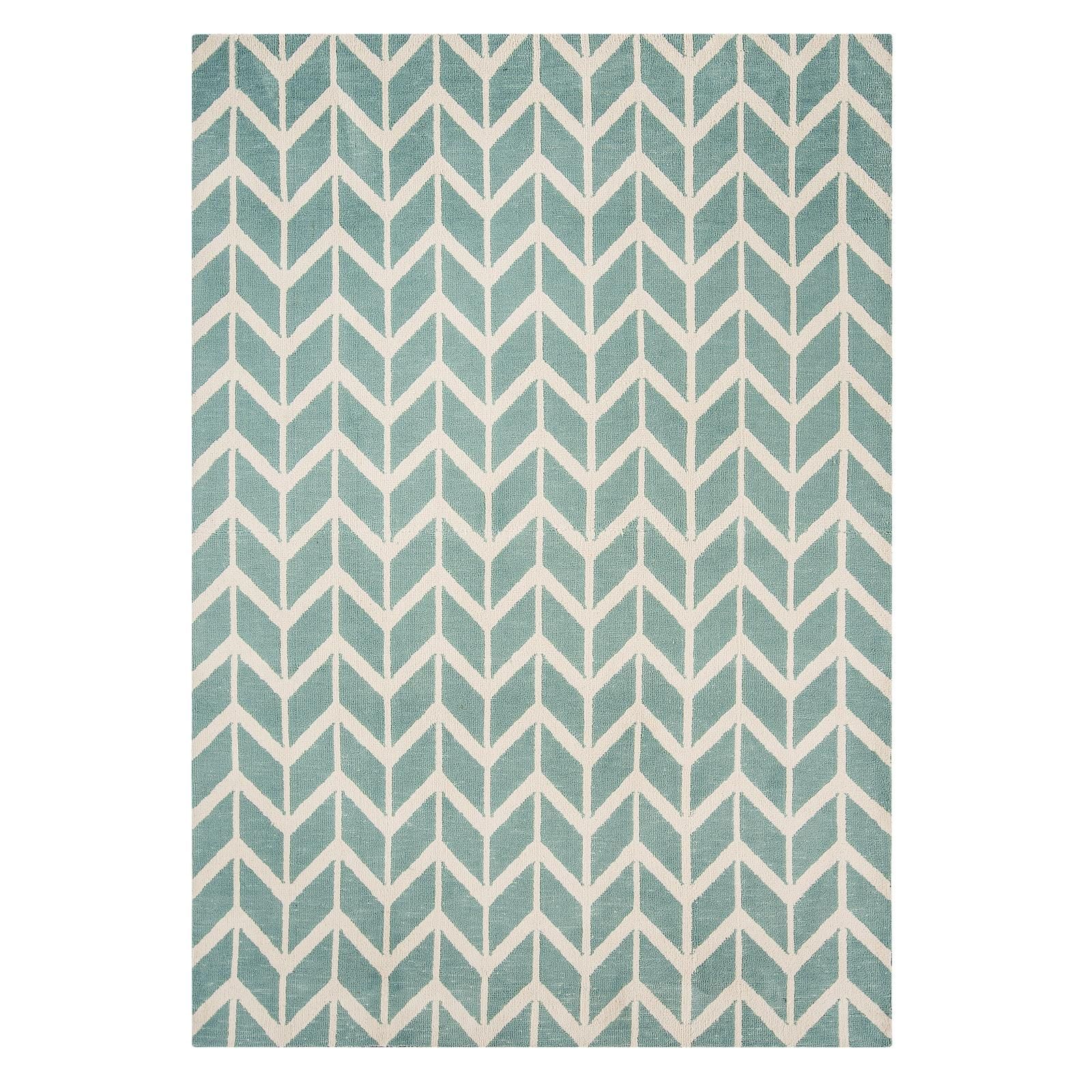 

Ковер Arlo AR05 Chevron Blue 160x230 см Бирюзовый