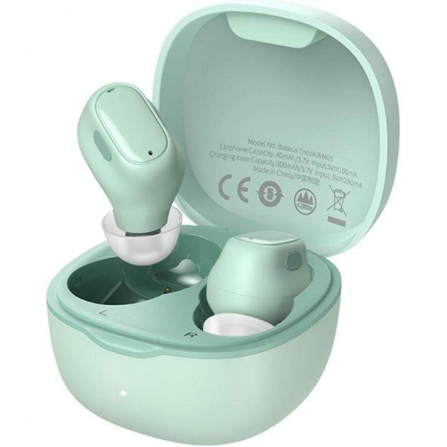 

Бездротові навушники Bluetooth Baseus WM01 Green