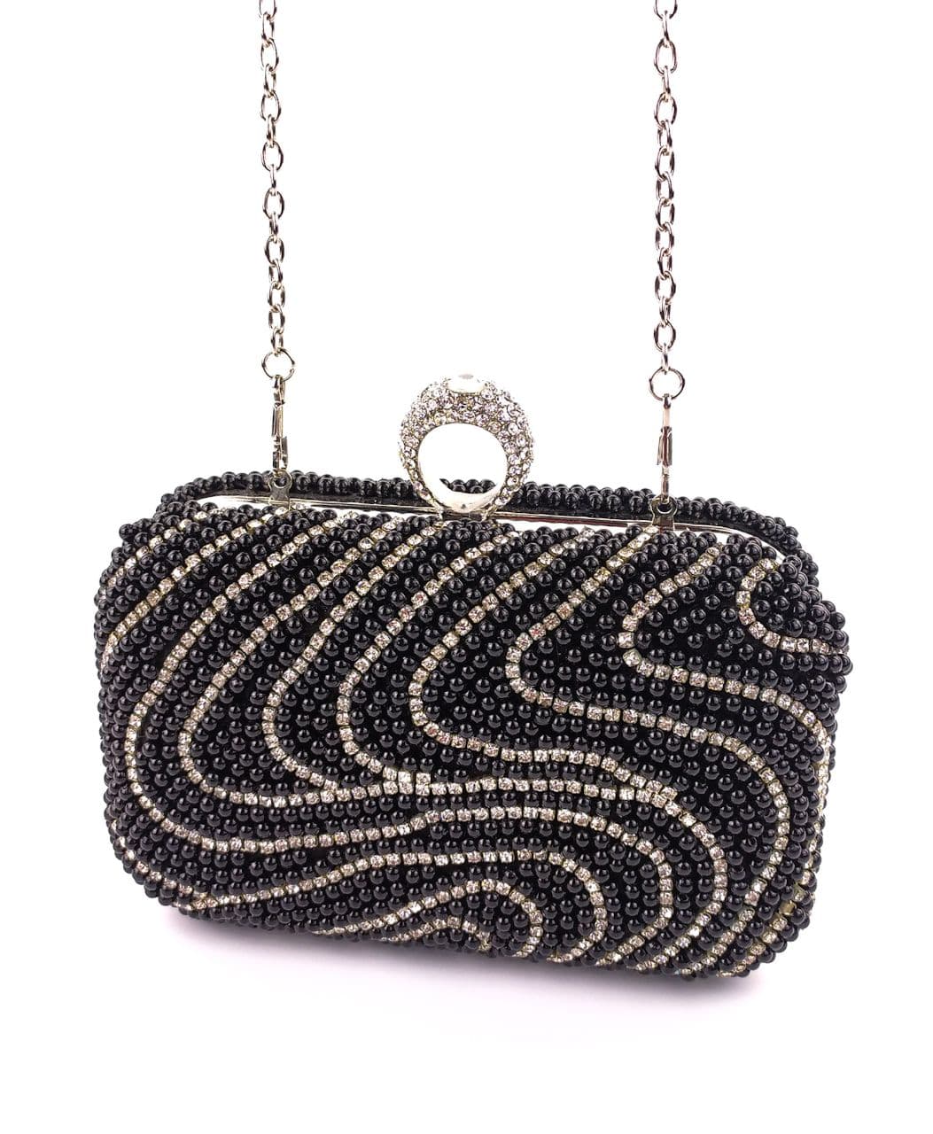 

Модный клатч для женщин Sana pari N6922-19 BLACK 16,5х10х6см черный