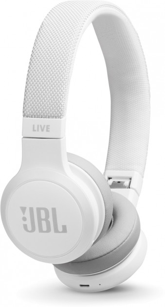 

Наушники гарнитура накладные Bluetooth JBL Live 400BT White (JBLLIVE400BTWHT)