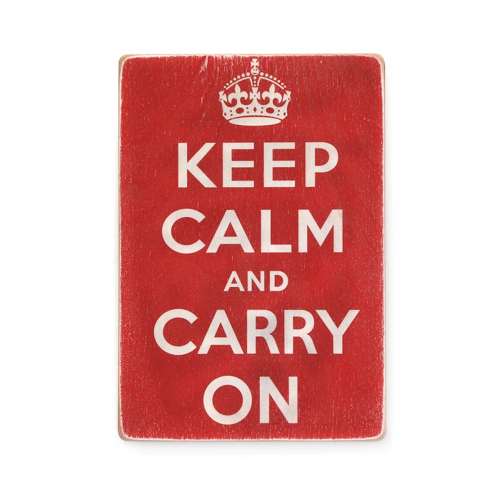 

Деревянный постер Юмор и цитаты Keep calm and carry on А2