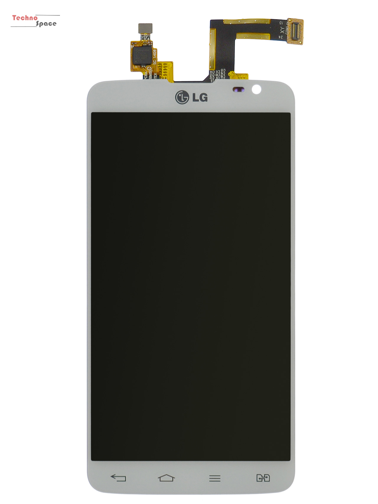 

Дисплей (экран) для LG D686 G Pro Lite Dual, с тачскрином и рамкой, белый High Copy