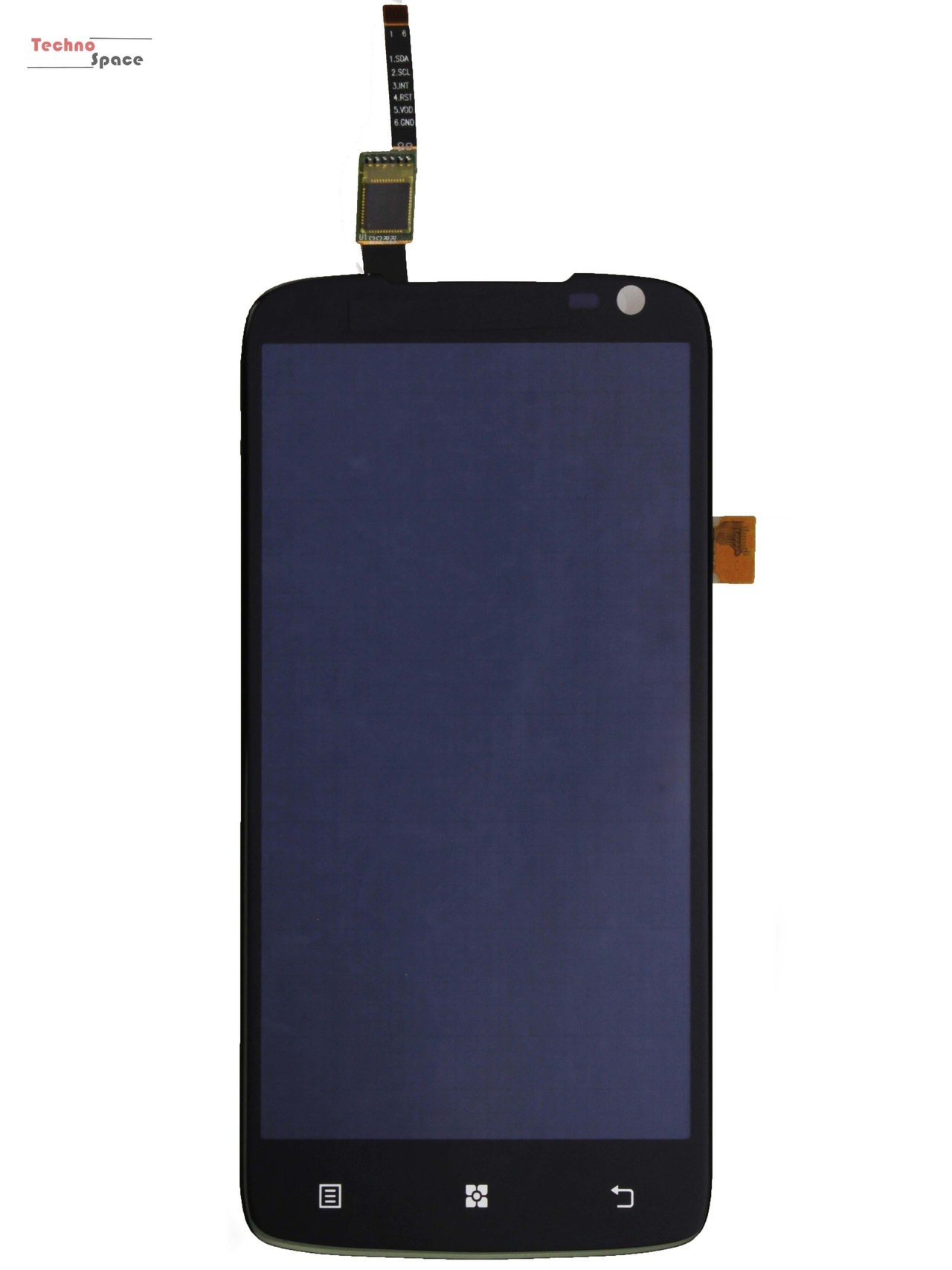 

Дисплей (экран) для Lenovo S820, с тачскрином, черный High Copy