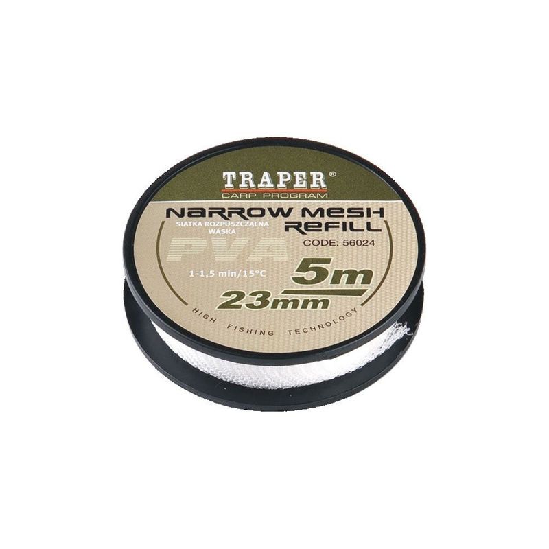

Сетка растворимая PVA- узкая 23 mm x 5 m (56024)