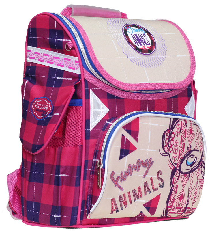 

Ранець "CLASS" /9920/ "Funny Animals" 2 від., 34*27*14см (1/4)
