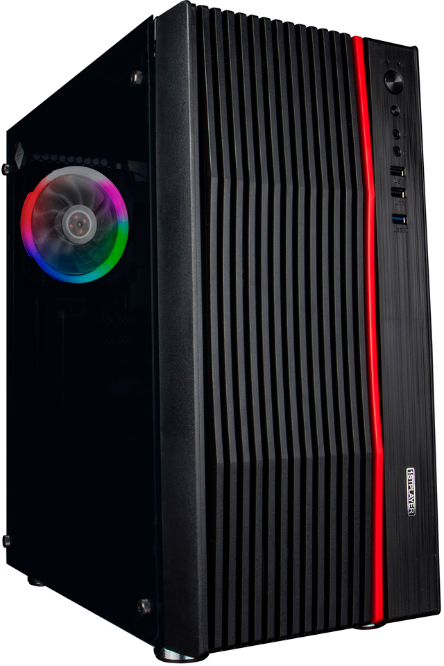 

Корпус 1STPLAYER F5-R1 Color LED Black