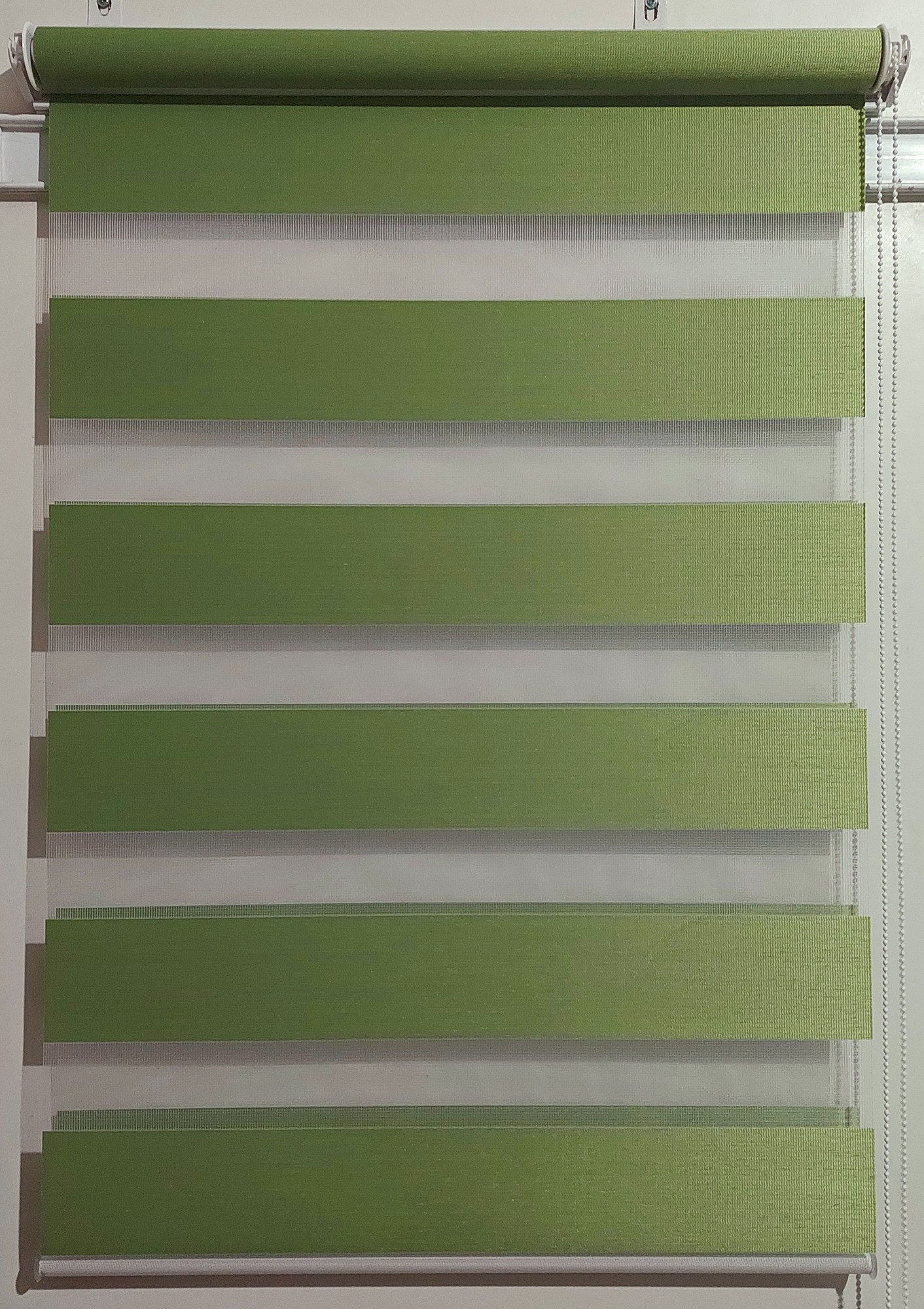 

Рулонная штора Miranda День-ночь Z-082 57,5*160 см Зелёный