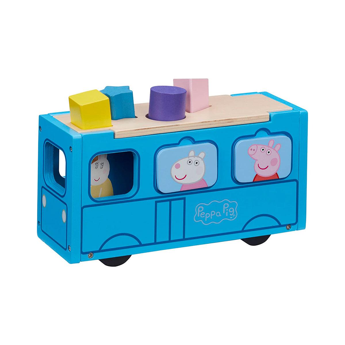 

Деревянный игровой набор-сортер Peppa - Школьный автобус Пеппы Peppa Pig 07222