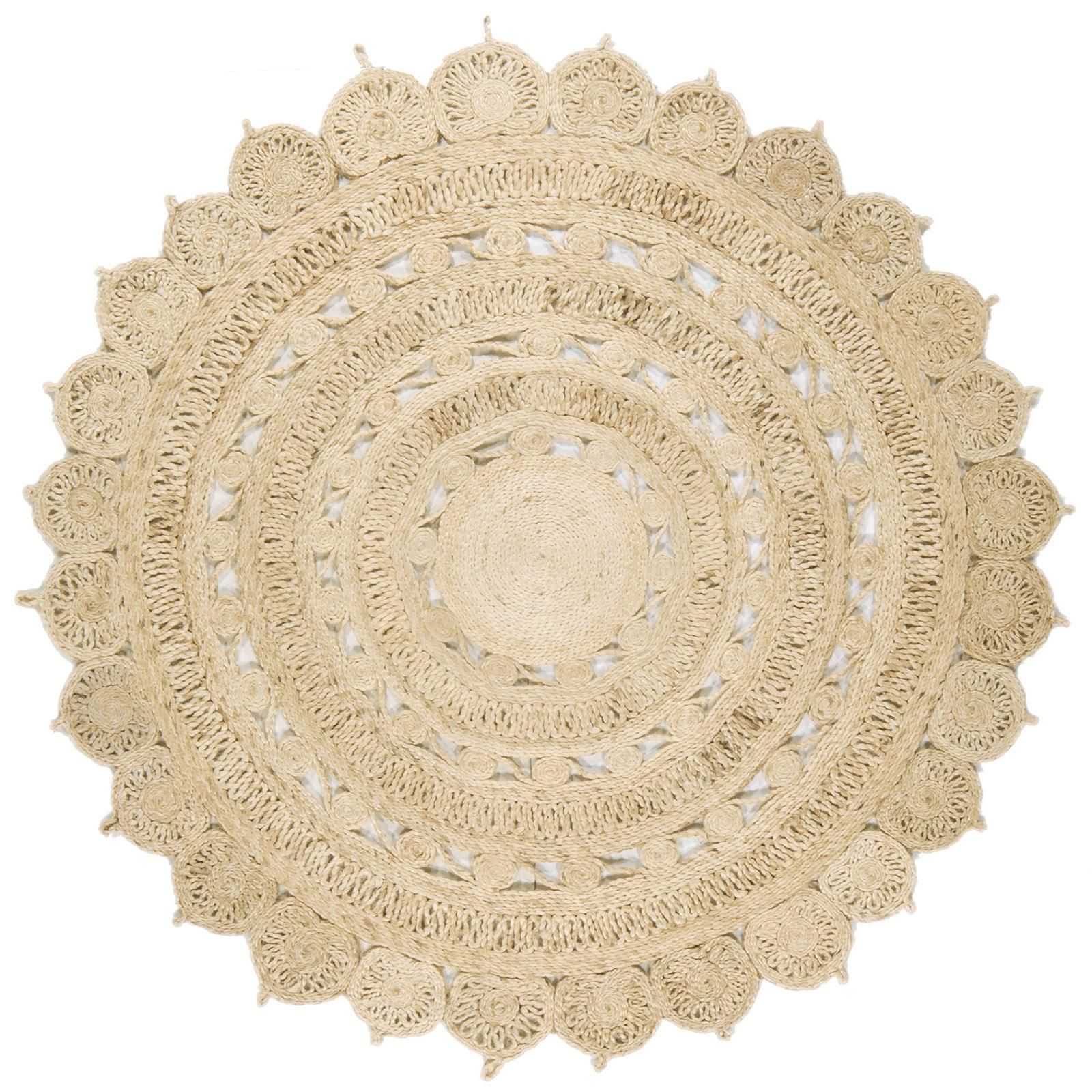 

Ковер Zira Jute 002 Light Natural 150х150 см Бежевый
