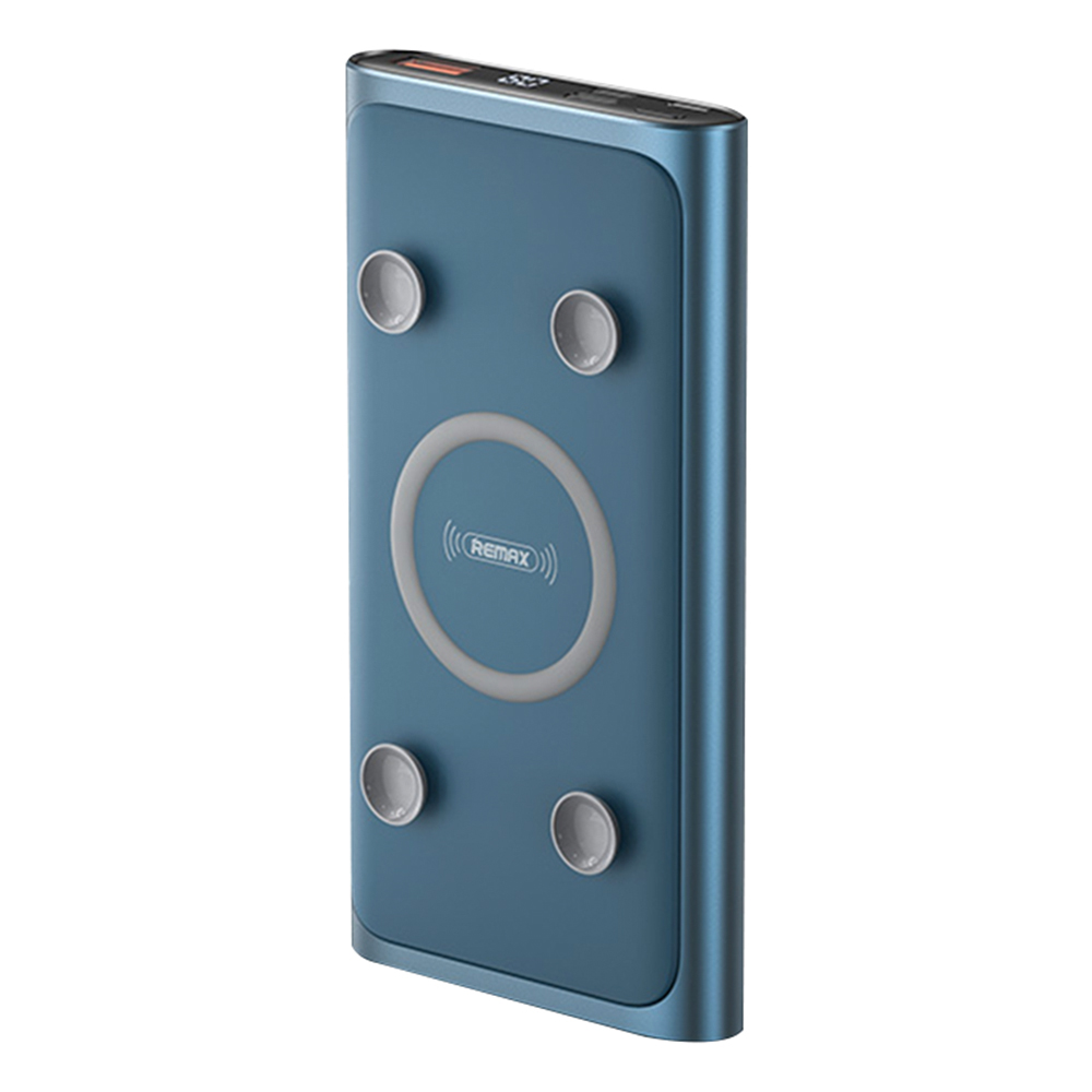 

Портативная батарея Power Bank Remax RPP-130 PD 22.5W с функцией беспроводной зарядки QI 15W, Blue