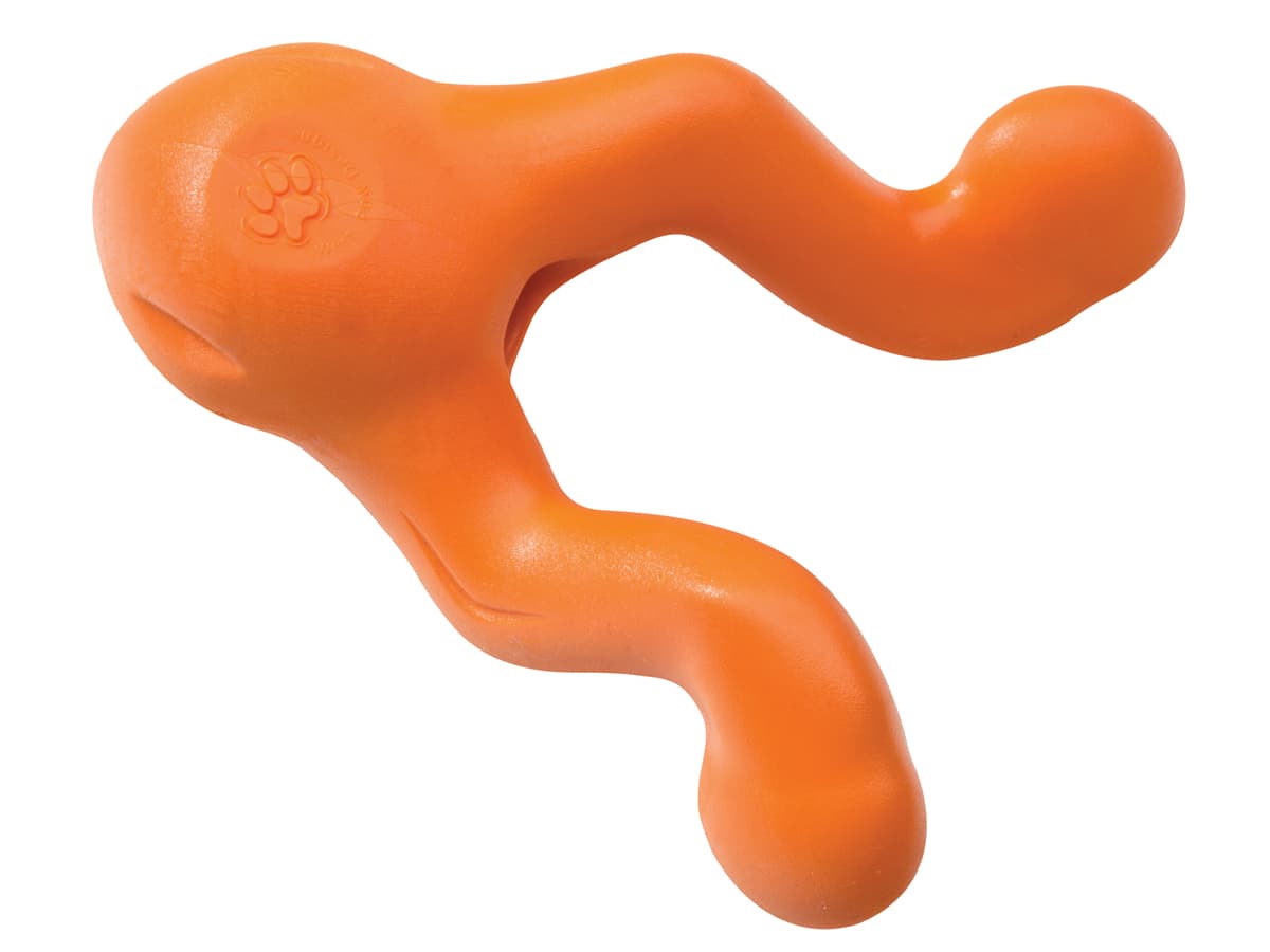 

Игрушка для собак под лакомства West Paw Tizzi Large Tangerine 18 см (ZG061TNG)