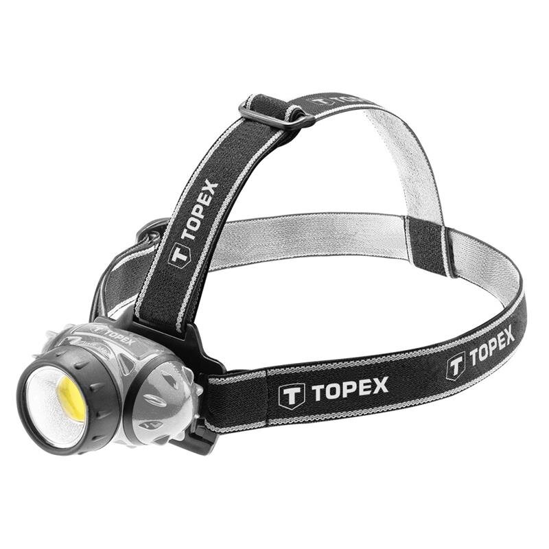 

Фонарь налобный 3 Вт LED COB, 3xAAA (94W391)