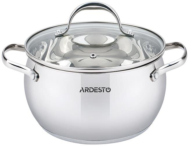 

Кастрюля Ardesto Gemini, стеклянная крышка, 5,0 л, нержавеющая сталь