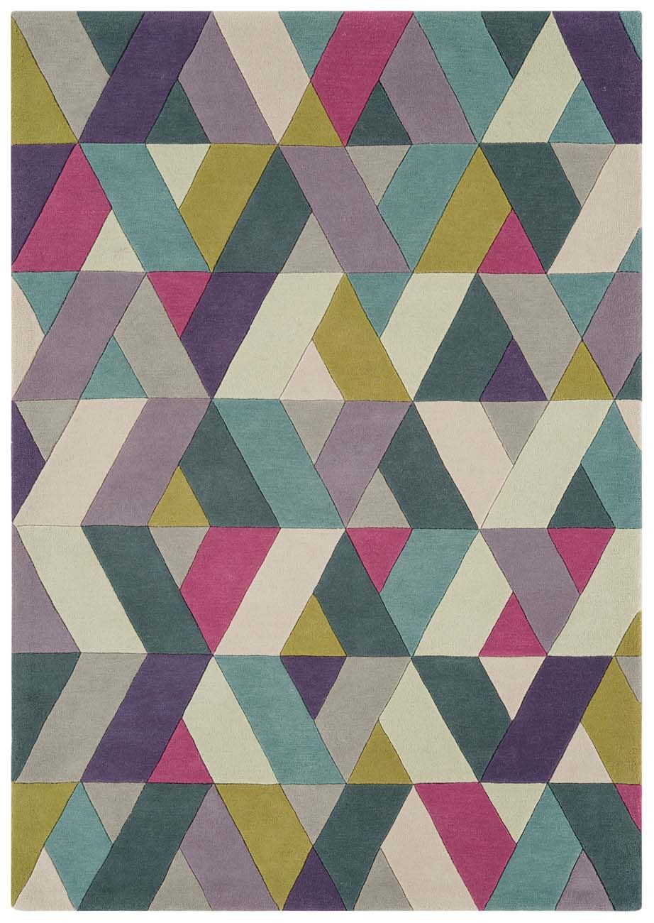 

Ковер Funk Chevron Blue Green 170х240 см Бирюзовый