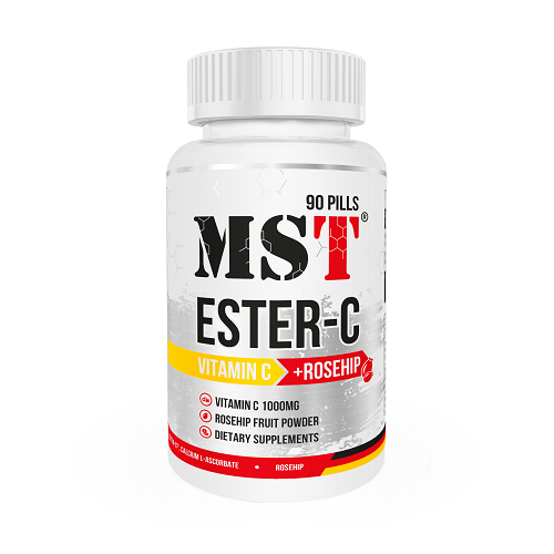 

Вітамін C MST Ester-C + Rosehip, 90 таб.