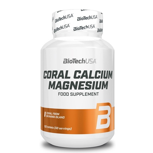 

Магній BiotechUSA Coral Calcium + Magnesium, 100 таб.