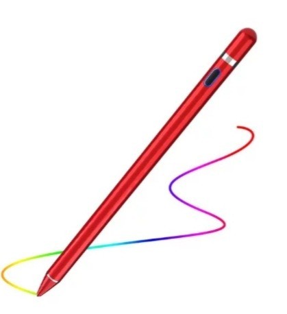 

Активный стилус Superfine nib ёмкостный металический для рисования красный