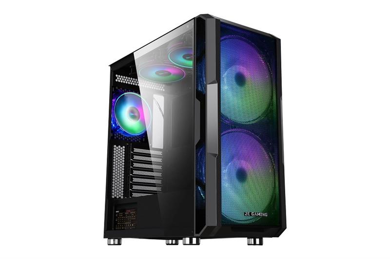 

Корпус 2E GAMING CONTEGO NEO (GW05) MidT,EATX,2xUSB2.0, 2xUSB3.0 ,2x200, 3x120ARGB,стекло,без БП,черн. (2E-GW05)