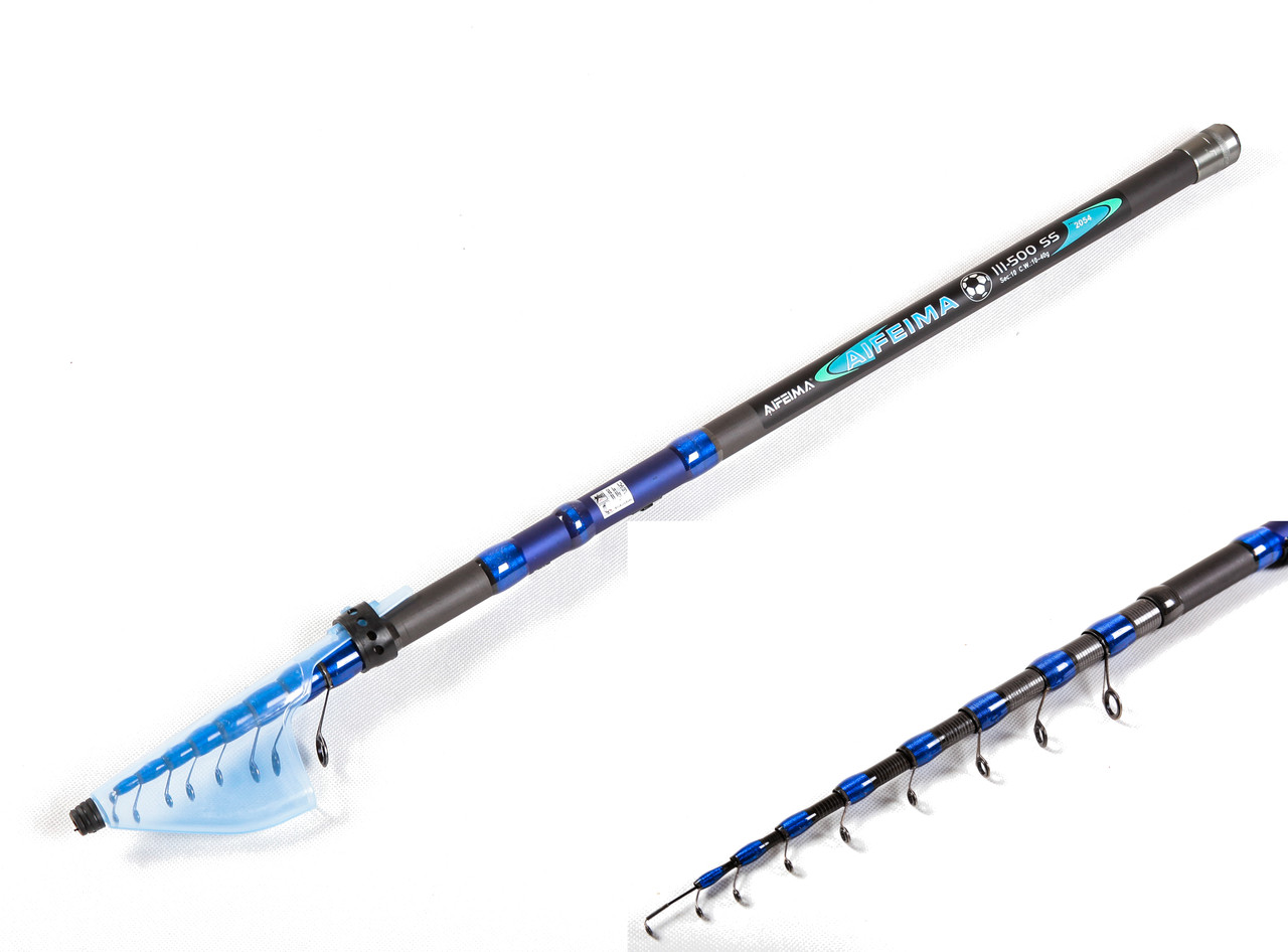 

Удочка Feima Tele Float 5.00 м карбон тест 10 40г с/к Blue