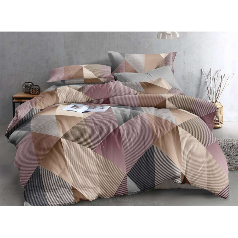 

Постільна білизна MERISET Трикутна абстракція Двоспальний на резинці 550150-6