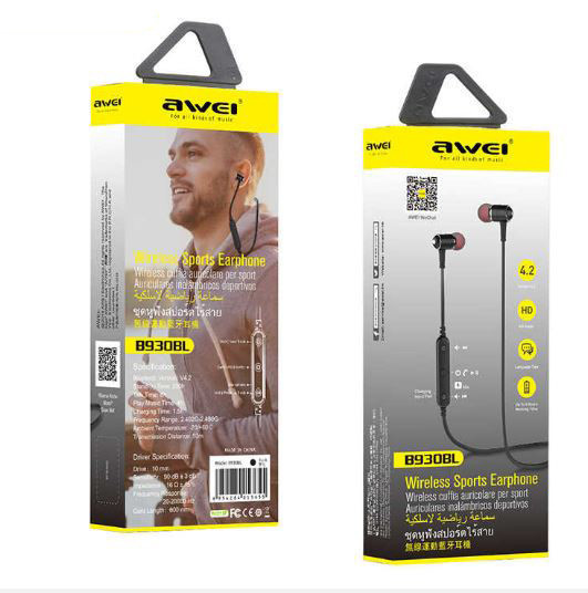 

Наушники вакуумные беспроводные Awei B930BL