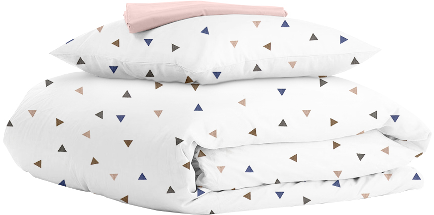 

Комплект детского постельного белья Cosas на резинке Delta Color Rose 110x140 см