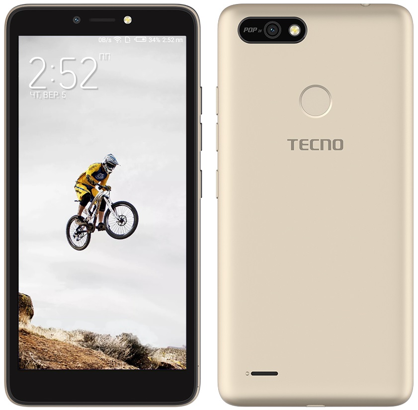 

Мобильный телефон TECNO POP 2F (B1G) 1/16GB Dual SIM Champagne Gold