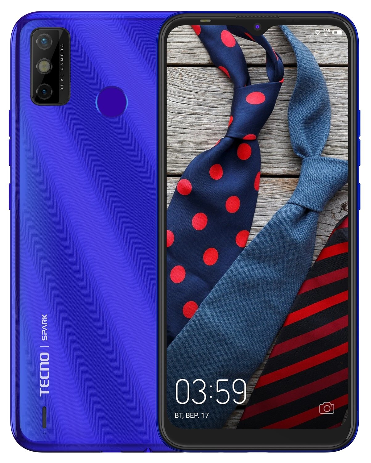 

Мобильный телефон TECNO Spark 6 Go 2/32Gb (KE5) Dual SIM Aqua Blue