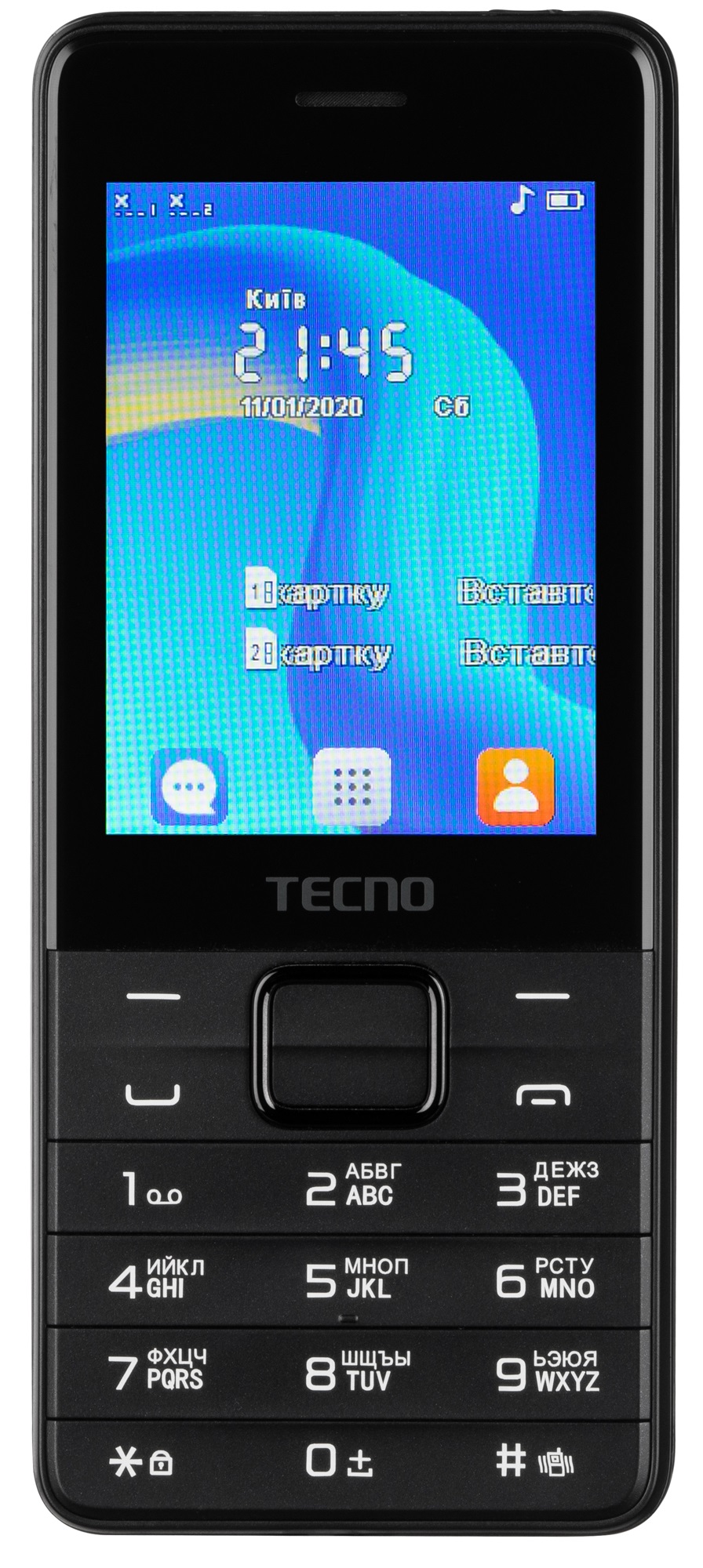 

Мобильный телефон TECNO T454 Dual SIM Black